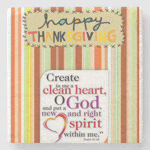 Dessous-de-verre En Pierre Dessous de verre en pierre de marbre Thanksgiving