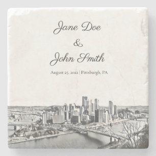 Dessous-de-verre En Pierre Dessous de verre en pierre de Pittsburgh personnal