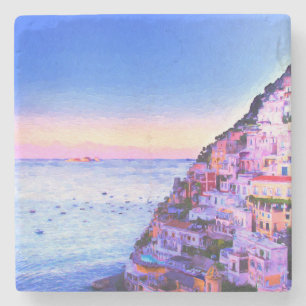 Dessous-de-verre En Pierre Dessous de verre en pierre de Positano, Italie Cou