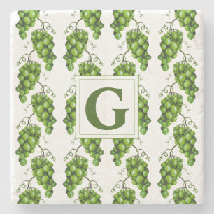 Dessous-de-verre En Pierre Dessous de verre en pierre de raisins verts