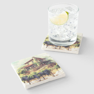 Dessous-de-verre En Pierre Dessous de verre en pierre de vignoble