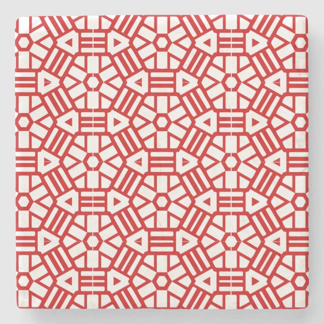 Dessous-de-verre En Pierre Dessous de verre en pierre - Hexagon et Bars (Devant)