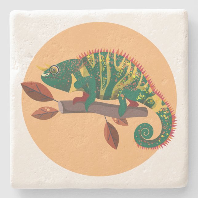 Dessous-de-verre En Pierre Dessous de verre en pierre Lizard 2 (Devant)
