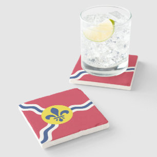 Dessous-de-verre En Pierre Dessous de verre en pierre patriotique, Drapeau de