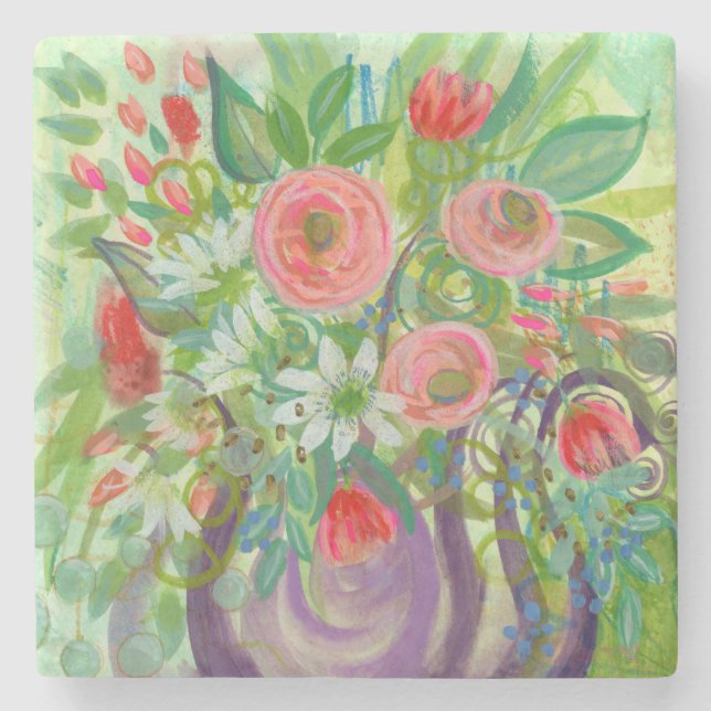 Dessous-de-verre En Pierre dessous de verre en pierre "Pour vous" (Devant)