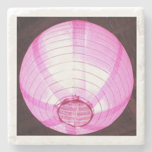 Dessous-de-verre En Pierre Dessous de verre en pierre rose brillant