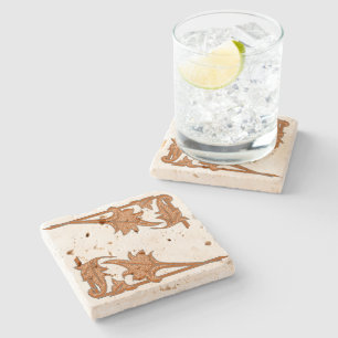 Dessous-de-verre En Pierre Dessous de verre en pierre - Supports feuillus