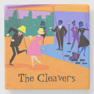 Dessous-de-verre En Pierre Dessous de verre en pierre sur le toit urbain