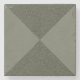 Dessous-de-verre En Pierre Dessous de verre en pierre verte Moss géométrique