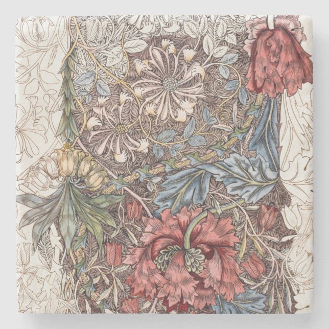 DESSOUS-DE-VERRE EN PIERRE DESSOUS DE VERRE EN PIERRE : WILLIAM MORRIS : TULI (Devant)