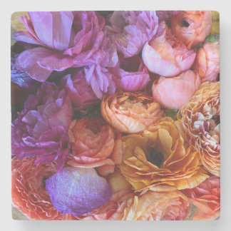 Dessous-de-verre En Pierre Dessous de verre Fleurs Romantiques