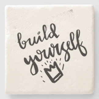 Dessous-de-verre En Pierre Dessous de verre motivationnel en pierre