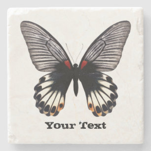 Dessous-de-verre En Pierre Dessous de verre personnalisé de pierre à papill