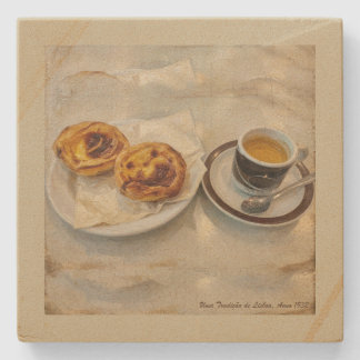 Dessous-de-verre En Pierre Dessous de verre pour Pastel de Nata