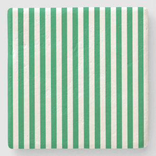 Dessous-de-verre En Pierre Dessous de verre rayé de Noël