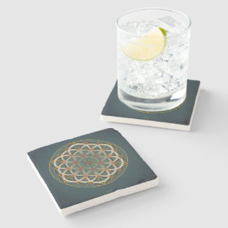 Dessous-de-verre En Pierre Dessous de verre sacrés de marbre de la géométrie