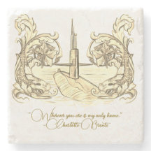 Dessous de verre sous-marin en pierre