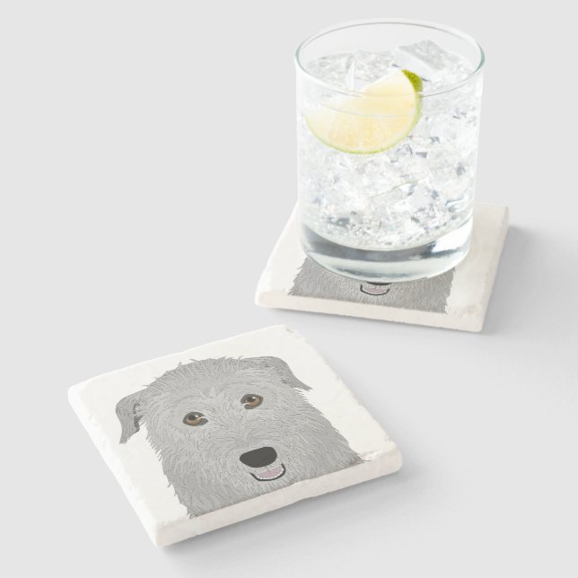 Dessous-de-verre En Pierre Dessous de verre Wolfhound Stone (Côté)