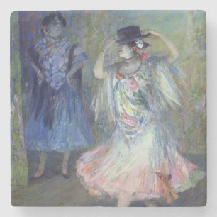Dessous-de-verre En Pierre Deux danseurs espagnols, 1852