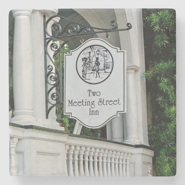 Dessous-de-verre En Pierre Deux, rue Meeting, Charleston, (Devant)