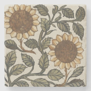 Dessous-de-verre En Pierre Deux tournesols
