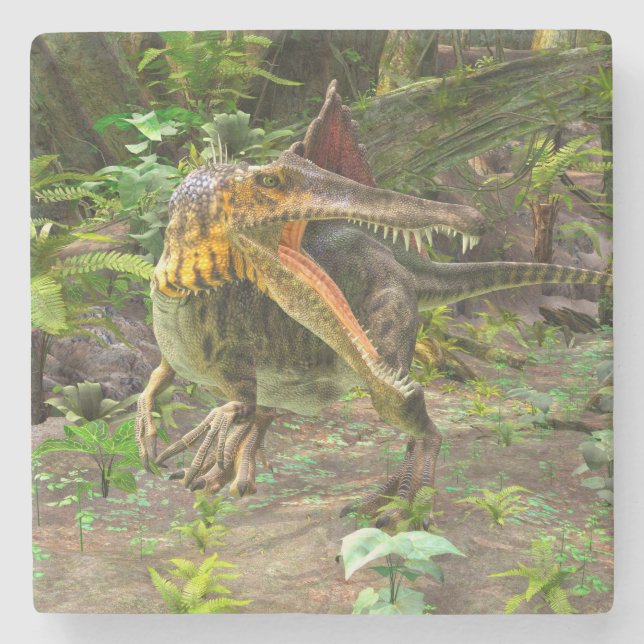 Dessous-de-verre En Pierre Dinosaure Spinosaurus (Devant)