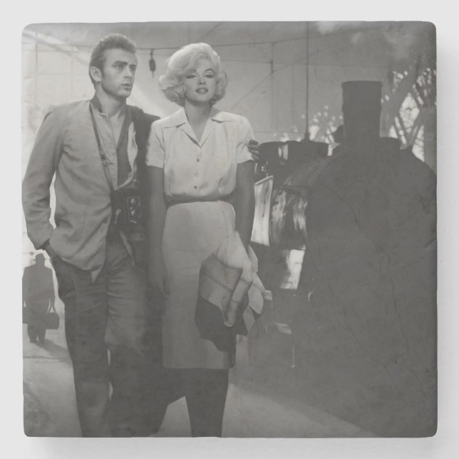 Dessous-de-verre En Pierre Dire l'adieu (Devant)