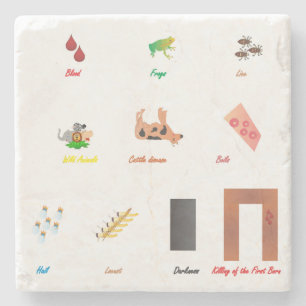 Dessous-de-verre En Pierre Dix pestes