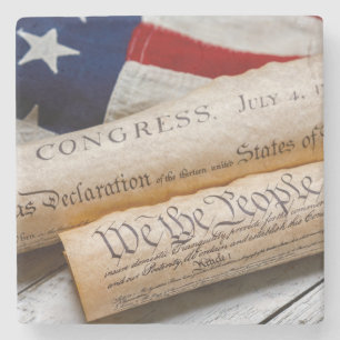 Dessous-de-verre En Pierre Documents de fondation américains