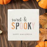 Dessous-de-verre En Pierre Doux Et Éffrayant Coloré | Bonne Halloween<br><div class="desc">Doux Et Éffrayant Coloré | Bonne Halloween</div>