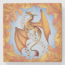 Dragon d'Orange d'Automne Nature Imaginaire Art