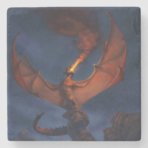 Dessous-de-verre En Pierre Dragon Roar
