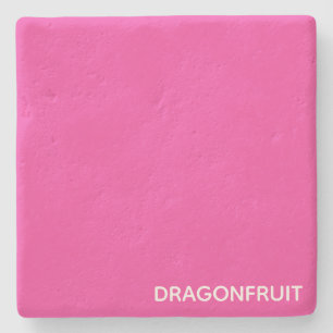 Dessous-de-verre En Pierre Dragonfruit pink color