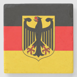 Dessous-de-verre En Pierre Drapeau Allemagne