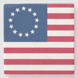 Dessous-de-verre En Pierre Drapeau Betsy Ross Old Glory américain