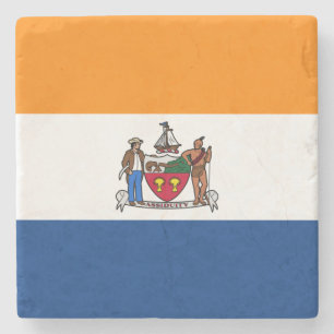 Dessous-de-verre En Pierre Drapeau d'Albany (New York)