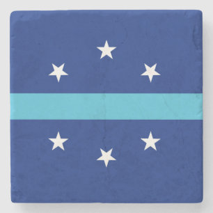 Dessous-de-verre En Pierre Drapeau d'Anaheim, Californie