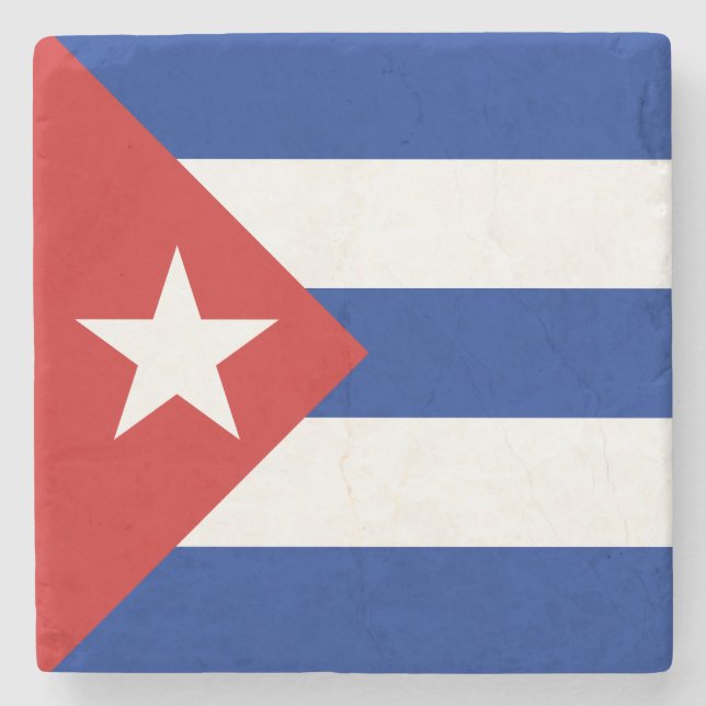 Dessous-de-verre En Pierre Drapeau de Cuba (Devant)