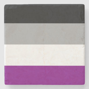 Dessous-de-verre En Pierre Drapeau de fierté sexuelle LGBTQ