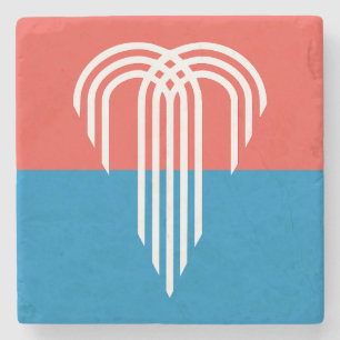 Dessous-de-verre En Pierre Drapeau de Kansas City (Missouri)
