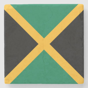 Dessous-de-verre En Pierre Drapeau de la Jamaïque