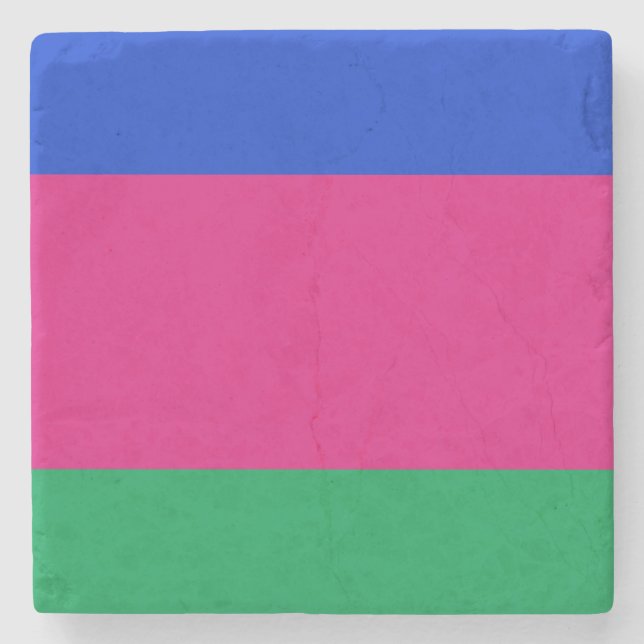 Dessous-de-verre En Pierre Drapeau de la République populaire de Kouban (Devant)