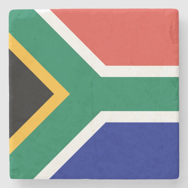Dessous-de-verre En Pierre Drapeau de l'Afrique du Sud (Devant)