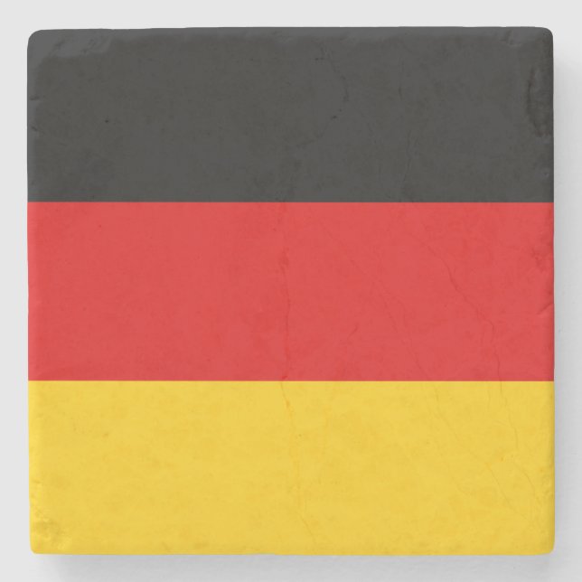 Dessous-de-verre En Pierre Drapeau de l'Allemagne (Devant)