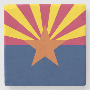 Dessous-de-verre En Pierre Drapeau de l'Arizona