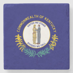 Dessous-de-verre En Pierre Drapeau de l'État du Kentucky