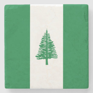 Dessous-de-verre En Pierre Drapeau de l'île Norfolk