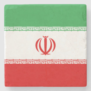 Dessous-de-verre En Pierre Drapeau de l'Iran