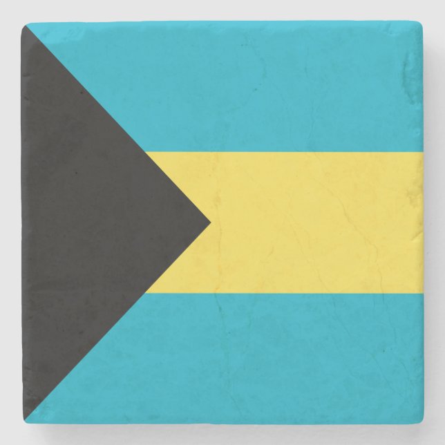 Dessous-de-verre En Pierre Drapeau des Bahamas (Devant)
