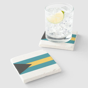 Dessous-de-verre En Pierre Drapeau des Bahamas